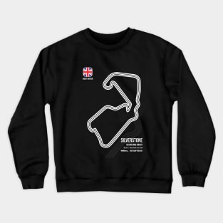 British Race Track (B&W) Crewneck Sweatshirt